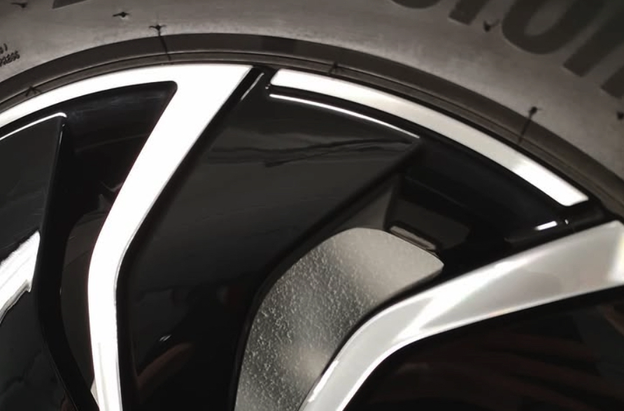 Aufbereitete Felge nach professioneller Smart Repair